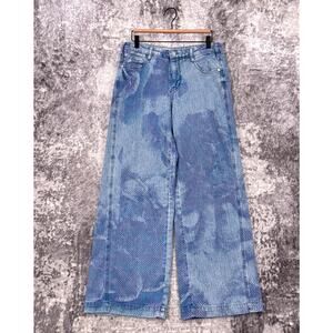 Anthropologie Jeans 29 Womens Pilcro Gwen Mid Rise Wide Leg Denim